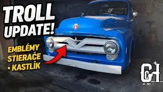 TOTO zmenilo cel&yacute; predok Trolla! 🤠 Embl&eacute;my, stierače a kastl&iacute;k | Ford F-250 1955