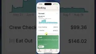 Unselect a pocket (and lock the debit card) in the Crew app