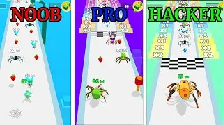 Satisfying NOOB vs. PRO vs. HACKER - Insect Evolution - Mobile Games