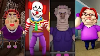 ESCAPE EVIL GRANDMA, EPIC CHOPPER'S CARNIVAL BREAKOUT, GRUMPY GRAN, BETTY'S NURSERY ROBLOX OBBY