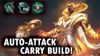 AUTO-ATTACK OLORUN BUILD DOES CRAZY DAMAGE! SMITE SEASON 8 OLORUN CARRY GUIDE AND GAMEPLAY!