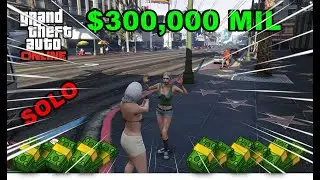GTA V ONLINE COMO GANHAR DINHEIRO SOLO $ 300 MIL FÁCIL RÁPIDO MUITO BOM PARA INICIANTES