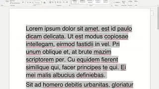 Intro: font & line spacing in MS Word 365