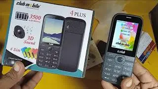 Club Mobile 4 Plus 4 Sim Rs3700 Unboxing & Review 2023