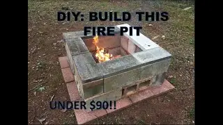 DIY: Build This Outdoor Fire Pit for Under $90! Easy, Simply.