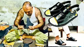 Handmade Luxury Shoes Made Without Any Machine | Simple Tools Only!