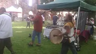 Gryn Aap unterwegs Klostermarkt Greifswald 2019
