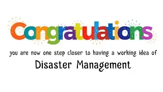 Disaster Management at school