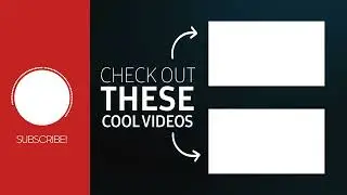 video end screen youtube template free