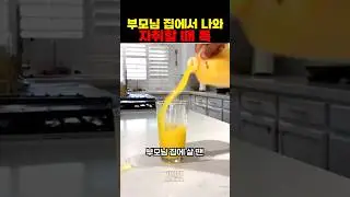 부모님 집에서 나와 자취할 때 특