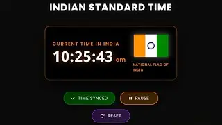 LIVE IST Clock India ⏰ | Indian Standard Time 24/7 | Real-Time Live Timer | India Time Now