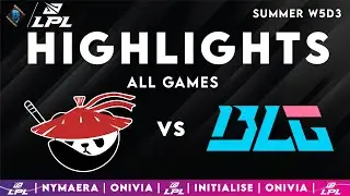 AL vs BLG Highlights ALL GAMES — LPL 2025 Split 3 — Anyone's Legend vs Bilibili Gaming by Onivia