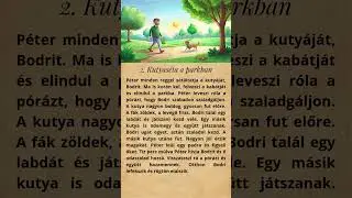 2  Kutyas&eacute;ta a parkban #hungarianshortstory #audiobook #hangosk&ouml;nyv