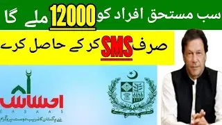 How to apply in ahsas emergency cash program.