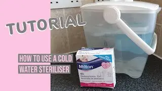 How to use cold water steriliser
