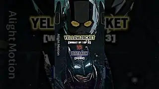 Batman Vs Yellowjacket #youtubeshorts #marvel #batman #avengers #dc #edit #shorts #antman