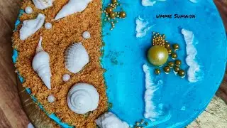 Sea Beach Theme Cake| How To Decorate Sea Cake| Sea shell cake