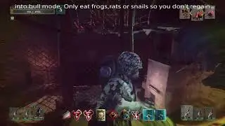 Let it Die Running Bull Decals and Serial Killer in 40s