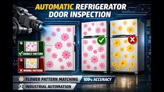 Door Wrong Inspection|Flower Pattern Matching on Refrigerator Front Doors | Vision Inspection System