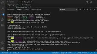 LESSON 12 - Upgrading Local Packages