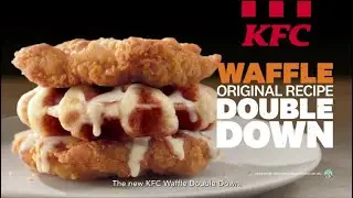 KFC Waffle Original Recipe Double Down - When KFC Chicken Meets Waffle