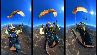 Massive Asymmetric Collapse Paragliding #shorts