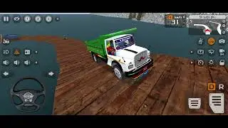 6 Wheeler Tata Tipper Truck New Update 👿 || Danger Off Road Driving 😲💪