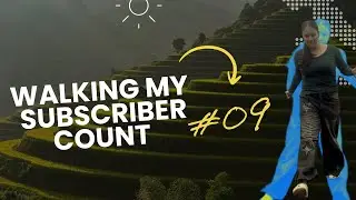 WALKING MY SUBSCRIBER COUNT IN CROCS - DAY 9 OF 30
