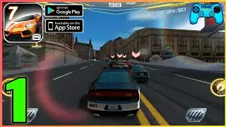 Asphalt 7 Heat Police Car Knockdown Gameplay Walkthrough 1