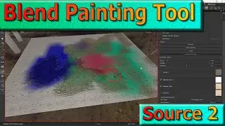 Blend Painting Tool in Hammer, Counter Strike 2, Source 2 guide, Blended Textures in CS2.