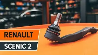 How to change tie rod end / track rod end on RENAULT SCENIC 2 TUTORIAL | AUTODOC