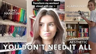 IT'S A PROBLEM | activewear, overconsumption, fitness influencers, FOMO, debt + 'gym girl aesthetic'