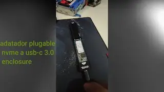 adaptador plugable nvme a usb-c 3.0 enclosure