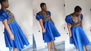 Diy flare dress cutting and stitching, full tutorial...