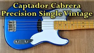 Captador Cabrera Precision Single Vintage - Baixo Wood T-Rex P51