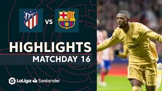 Resumen de Atl&eacute;tico de Madrid vs FC Barcelona (0-1)