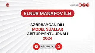 Model suallar - Azərbaycan dili.  Abituriyent jurnalı 2024-cü il.