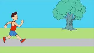 7 BENEFITS OF RUNNING - CARTOON STYLE