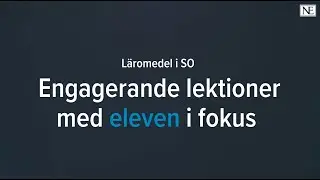 L&auml;romedel i SO: engagerande lektioner med eleven i fokus