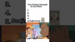 Top 5 funny moments in one piece    #comedy #anime #funnymoments #onepiece