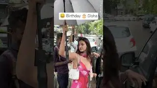Disha Patani Stuns in a Floral Dress as She Celebrates Her Birthday at Mizu 🌸🎉 #dishapatani
