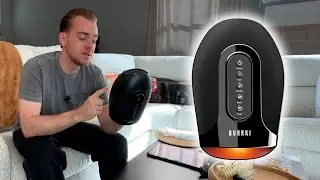 Burrki Hand Massager with Heat | Cordless Palm Kneading for Pain Relief & Relaxation