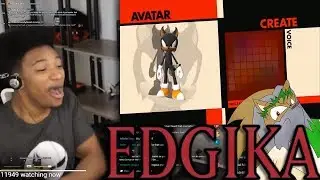 Etika Makes His Own Sonic OC - Etika Plays Sonic Forces