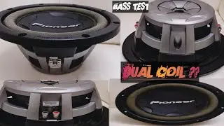 Pioneer TS-W306DVC || 12 inch subwoofer bass test || Dual Voice Coil Subwoofer