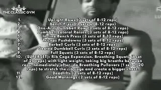 The Steve Reeves Workout Plan - How to Build a Classic Physique Naturally