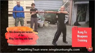 Wing Tsun long pole training - #DasWingTsun - Wing Chun weapons