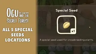Ogu and the secret forest walkthrough - All 5 special seeds locations - Find special seed footprint