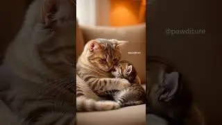 Cute Cat Family | Mother Cat and Baby Kittens Viral Video