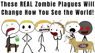These REAL Zombie Plagues Will Change How You See the World! | stick figure animation