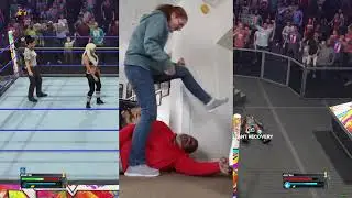German Suplex-ing Blaze the Cat's feet onto Tony Atlas' face - PWC Highlight Reel